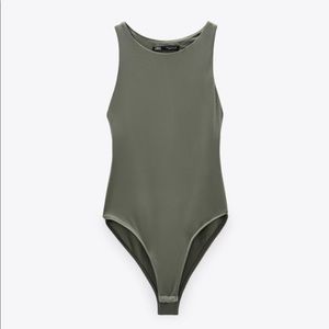 Zara Halterneck Bodysuit